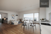 Moderne Luxus-Maisonette Wohnung mit Terrasse und Ostsee-Blick - Innenansicht mit Ausblick DG