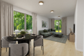 Exklusive Neubau 3-Zimmer-Wohnung – Ihr neues Zuhause mit Charme und Stil - Beispiel Wohn-Esszimmer_2_überarbeitet