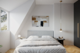 Visualisierung Schlafzimmer - Penthouse Rohling mit Baugenehmigung in bester Lage von Prenzlauer Berg