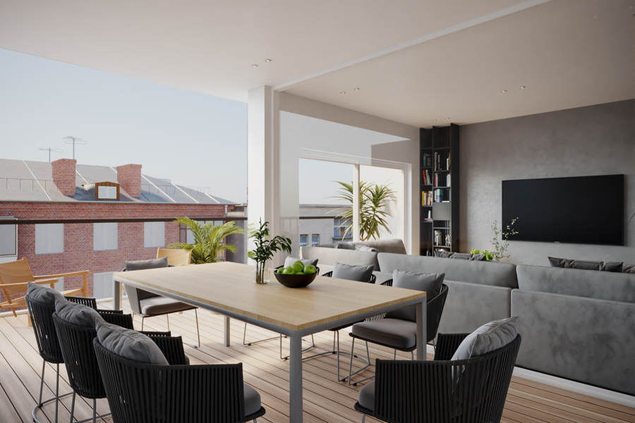 Penthouse Rohling mit Baugenehmigung in bester Lage von Prenzlauer Berg, 10437 Berlin, Penthouse