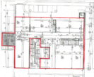 Grundriss 1. OG - In Mitte am Gendarmenmarkt: Büro mit 6 großen und kleineren Räumen im 1. Obergeschoss