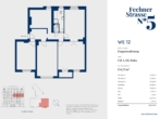 Grundriss - Vermietete 4-Zimmer-Familienwohnung in zentraler Lage