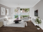 Wohnzimmer Visual - 3 Zimmer Neubau Charlottenburg – Erstbezug mit gehobener Ausstattung