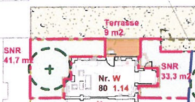 Übersicht SNR + Terrasse - Maisonette-Einheit in der Preussensiedlung - vermietet