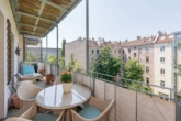 Blick von der Terrasse - Luxus pur in der Innenstadt! 4 Zimmer mit Terrasse, Balkon und Aufzug