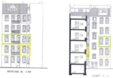 Quergebäude - Vermietete Altbau-Wohnung in stilvoller Lage mit Balkon nach Süden!